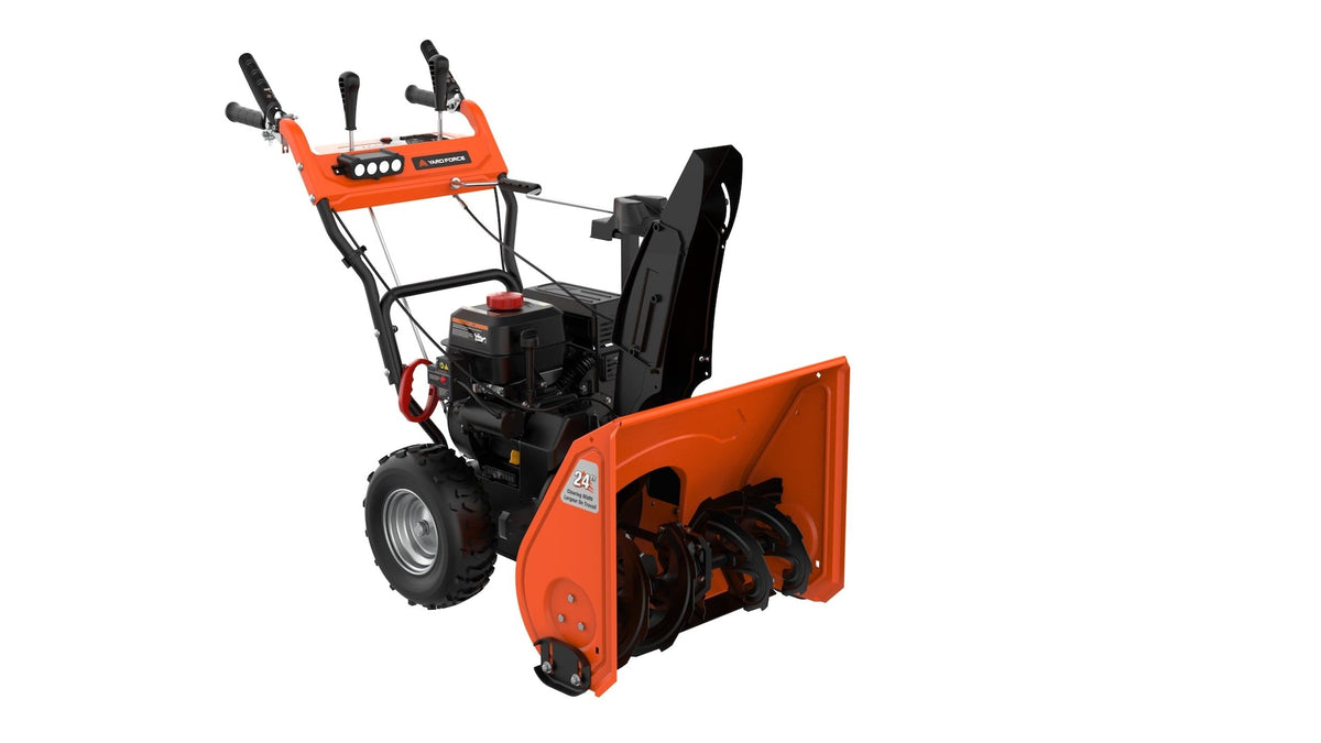 24-in 212cc 2-Stage Snowblower with Steel Chute