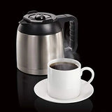 FlexBrew Thermal Coffee Maker, Single Serve & Full Pot, Compatible with K-Cup Pods or Grounds, Programmable, Black and Stainless (49966)