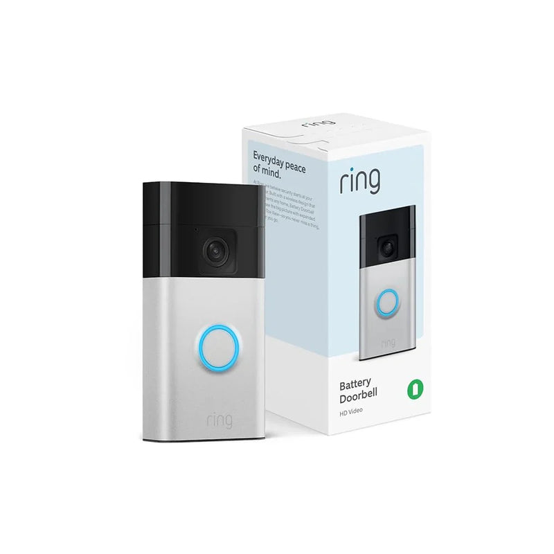 Ring Battery Doorbell | Home or business security with Head-to-Toe Video, Live View with Two-Way Talk, and Motion Detection & Alerts (newest model), Venetian Bronze I734