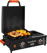 adventure ready 17 inch tabletop griddle with range top black