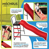 Trampoline Step N Slide | Fun Indoor & Outdoor Ladder and Wave Slide Set – Perfect for Round or Rectangle Trampolines with or Without Net