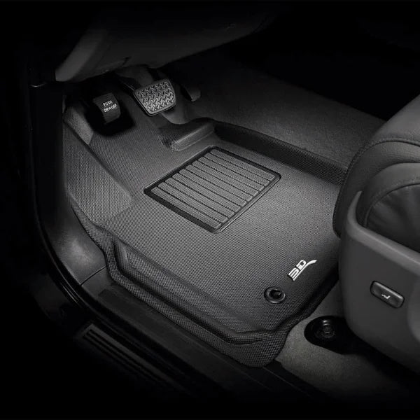 3D MAXpider Mat Custom-fit All-weather Car Mats; Row 1 and 2 Only T915