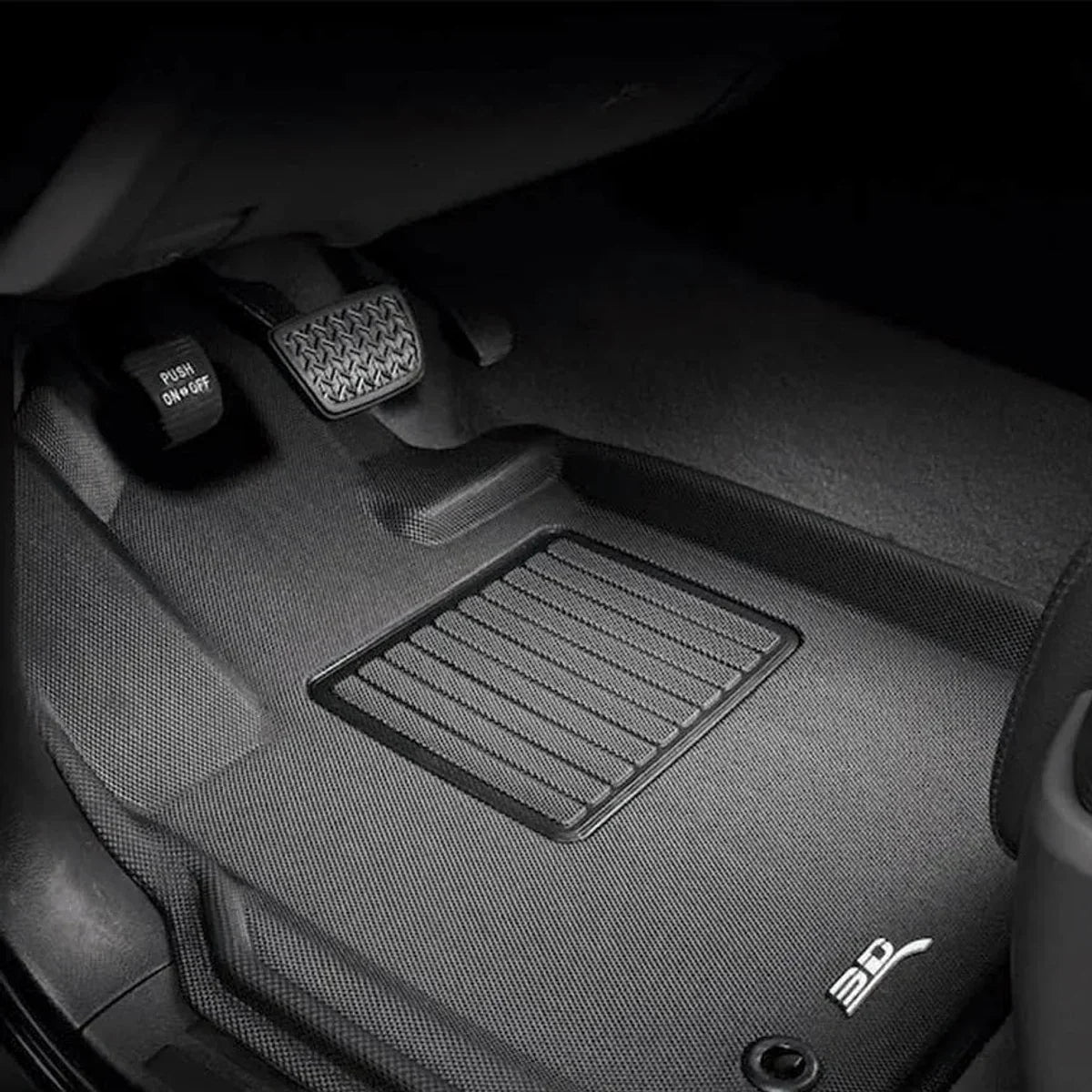 3D MAXpider Mat Custom-fit All-weather Car Mats; Row 1 and 2 Only
