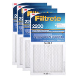 3M Filtrete MPR 2200 1-in Premium Furnace Filters, 4-pack