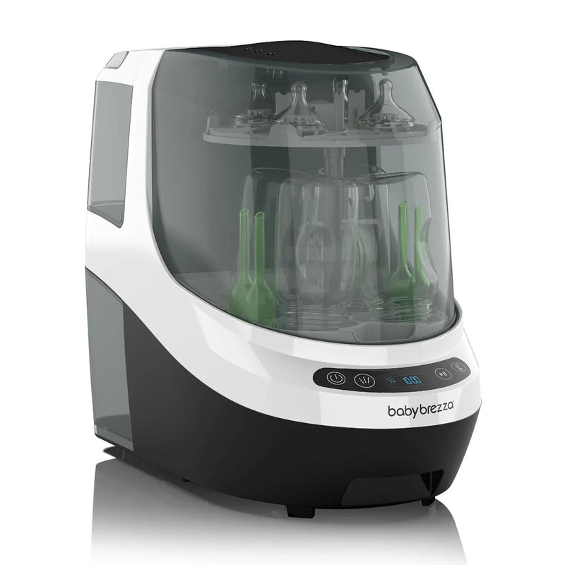 Baby Bottle Washer Pro - Baby Bottle Washer, Sterilizer Dryer - All in One Machine Cleans Bottles, Pump Parts, & Sippy Cups - Replaces Hand Washing, Bottle Brushes and Drying Racks-Brezza K568