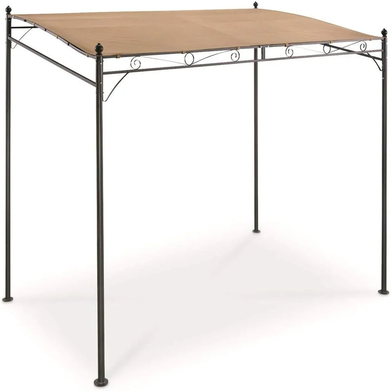 Small pergola 5 feet x 8 feet sunshade tent instant shelter outdoor awning suitable for patios, backyards, gardens, barbecue areas, and sunbathing. F1102