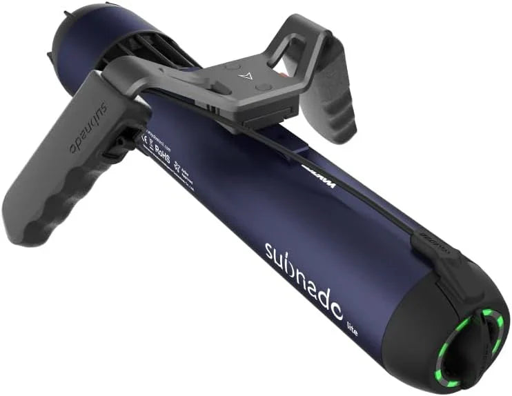 Underwater Scooter Lite, Water Sports Diving Scooter with Removable Handle, Compact and Portable Water Scooter for Adults&Kids, Scuba Diving Snorkeling Sea Scooter Multiple Uses, Blue P8508