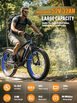 GAMVIRE V7 52V Electric Mountain Bike – Blue