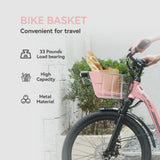 24 Inch Cruiser Electric Bike, E-Bike for Adults, Ebike with 36V 10.4AH Removable Battery, Step Through Ebike for Women Men,City Electric...
