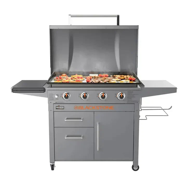 4-Burner 36" Griddle Cooking Station with Hood