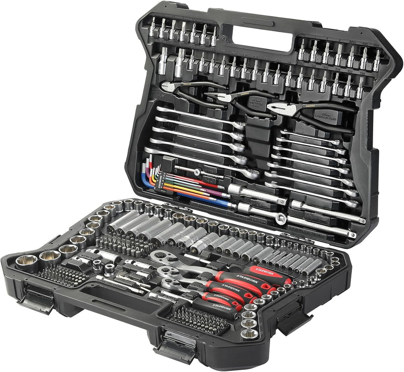 314-Piece Mechanics Tool Set and Socket Set, Professional Metric Set K2870