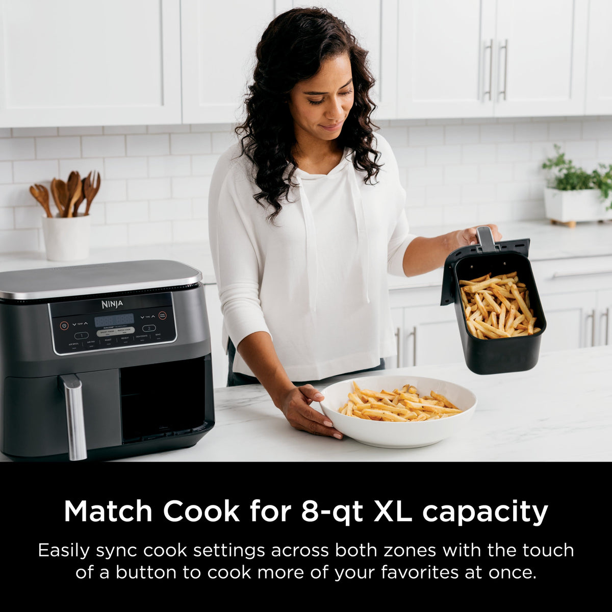 Ninja DualZone 6-in-1 8-Qt Air Fryer – Black