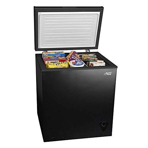 5 cu ft Chest Freezer for Your House, Garage, Basement, Apartment, Kitchen, Cabin, Lake House, Timeshare, or Business D1123