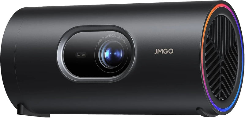 1080P intelligent portable projector, Google TV, 400 lumens, 8-watt Dolby Digital Sound, 3D activation function, HDR10 standard, mini projector with Wi-Fi and Wireless functions, suitable for home and outdoor use, equipped with optical filter. S3069