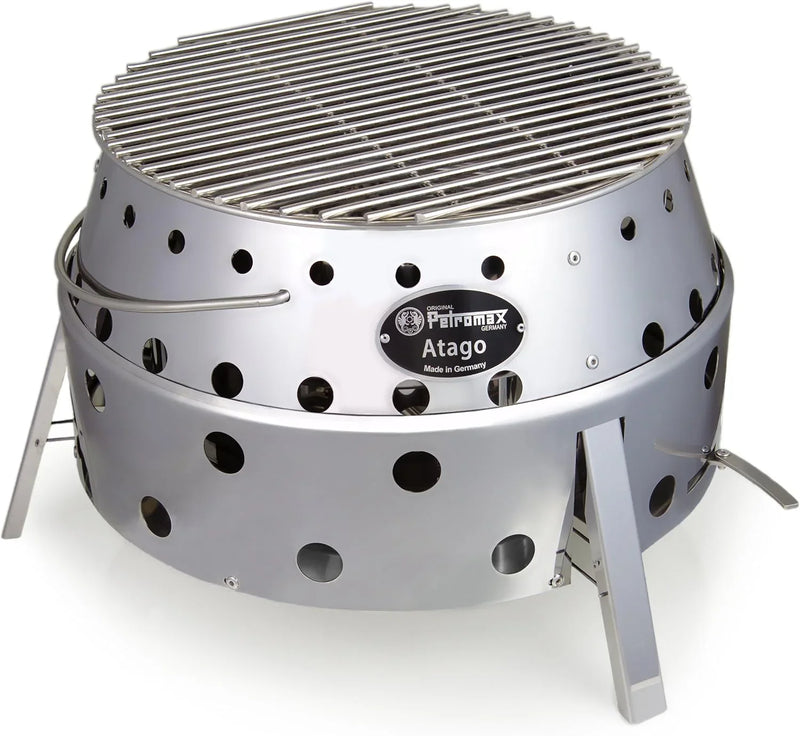 Portable camping grill - Stainless steel material - Charcoal mode - Outdoor type - Portable B1969