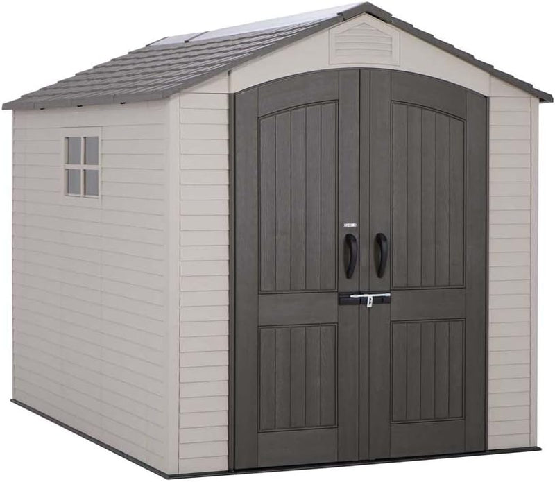 A 12-foot-long outdoor storage rack N5198