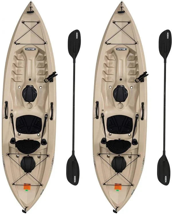 90806 Tamarack Angler 100 Fishing Kayak C 2 Pack (Paddles Included) D9554