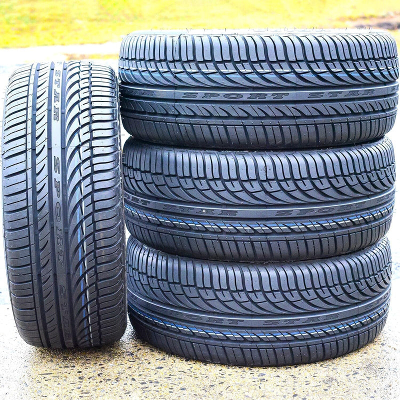 Set of 4 215/60R16 All-Season Radial Tires, 99V Load Range XL, 4-Ply BSW, UTQG 380AA V4246