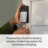Ring Battery Doorbell | Home or business security with Head-to-Toe Video, Live View with Two-Way Talk, and Motion Detection & Alerts (newest model), Venetian Bronze