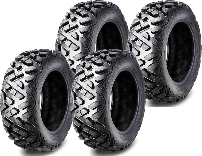Set of 4 New ATV/UTV Tires 27x9-14 Front & 27x11-14 Rear /6PR P350-10385/10386... I9558