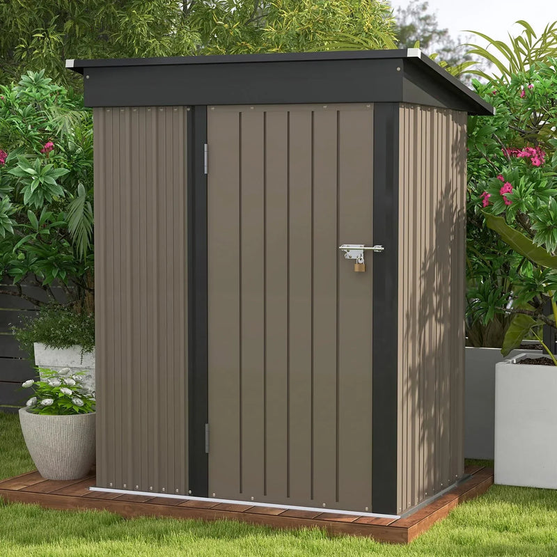 5x3 FT Outdoor Storage Shed for Backyard Garden Patio Lawn D6239