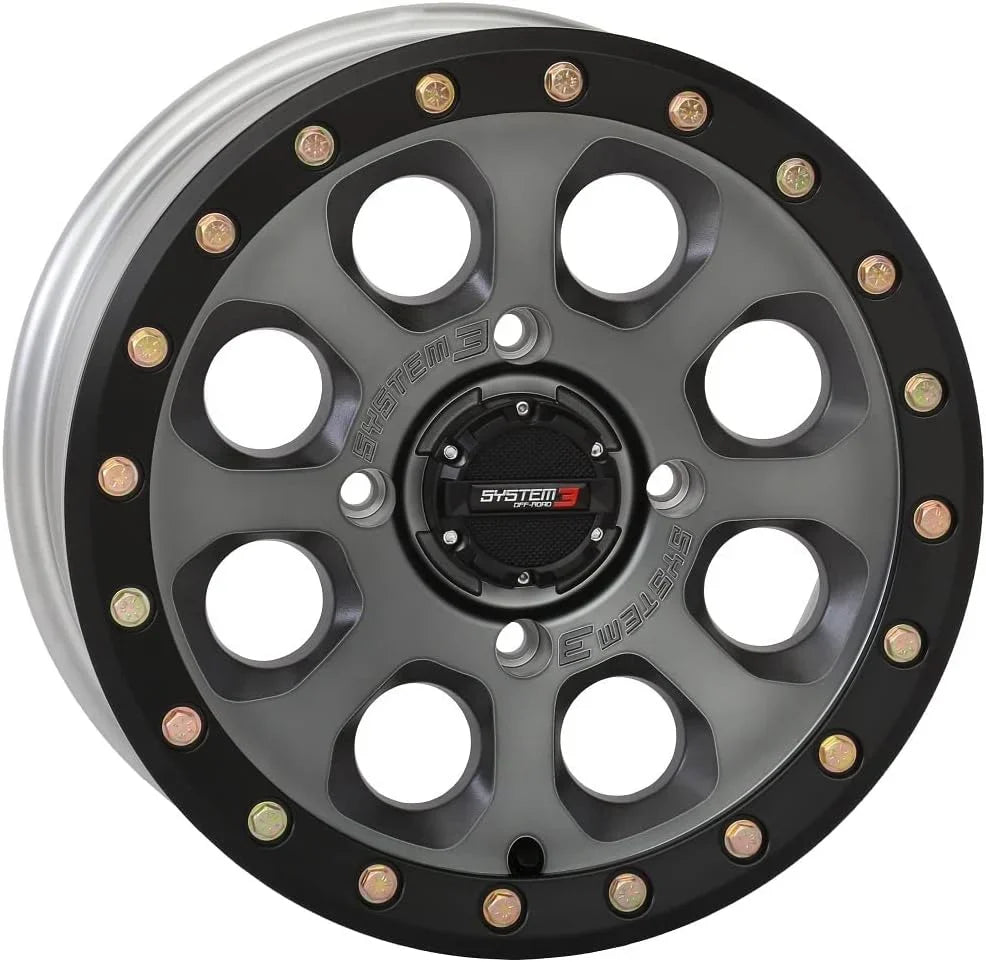 SB-7 Beadlock 15" Wheels Titanium (5 2) RZR 1000 XP/Ranger XP 900/1000