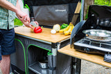 Outdoor camping kitchen system, convenient for cooking, cleaning, preparing camping meals, luxurious camping and essential camping items, large-sized "table magic" series