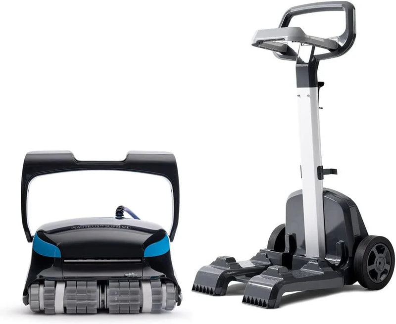 Nautilus CC Plus Wi-Fi Automatic Robotic Pool Vacuum Cleaner, Always Cleaning, Never Charging, with Wall Climbing Scrubber Brush, Ideal for In-Ground Pools up to 50 FT in Length M4988