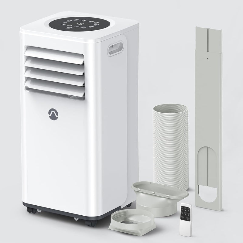 Portable Air Conditioners, 10000 BTU Air Conditioner Portable for Room up to 450 Sq. Ft., 3-in-1 Portable AC Unit with Digital Display, Remote Control, Window Installation Kit, 24H Timer, Sleep Mode O1712