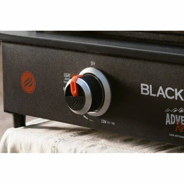 adventure ready 17 inch tabletop griddle with range top black