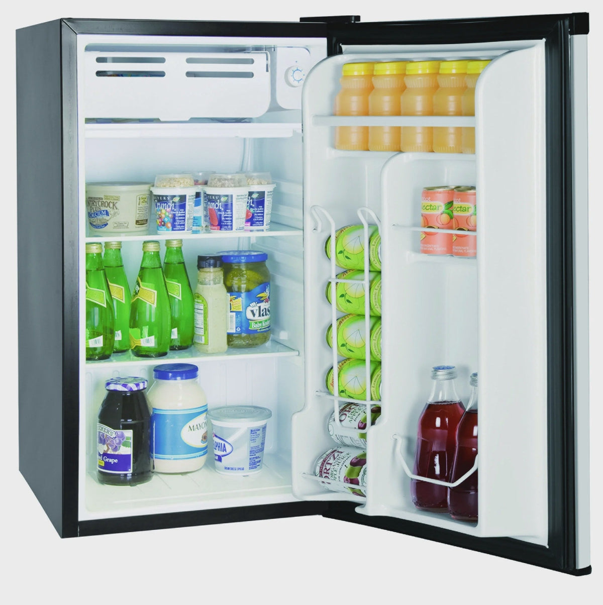 Arctic Chef 3.2 Cu. ft. Compact Refrigerator with Eraser Board Door, RFR326, Black