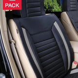 Grey Ultimate Universal Fit Luxury Seat Cover, 2-pack