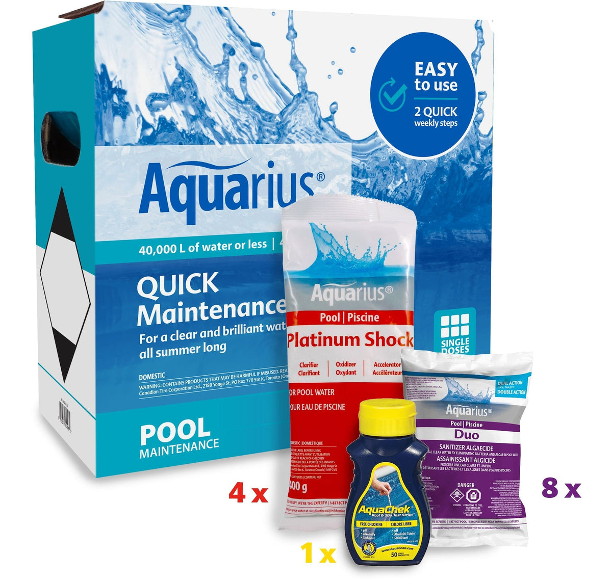 Aquarius Quick Maintenance Kit for Swimming Pool