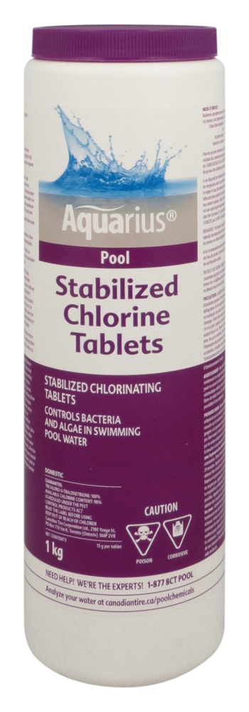 Stabilized Chlorine Tablets, 1-kg X3472