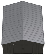 Arrow Classic 12x14-ft Charcoal Corrosion-Resistant Metal Shed