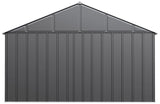 Arrow Classic 12x14-ft Charcoal Corrosion-Resistant Metal Shed