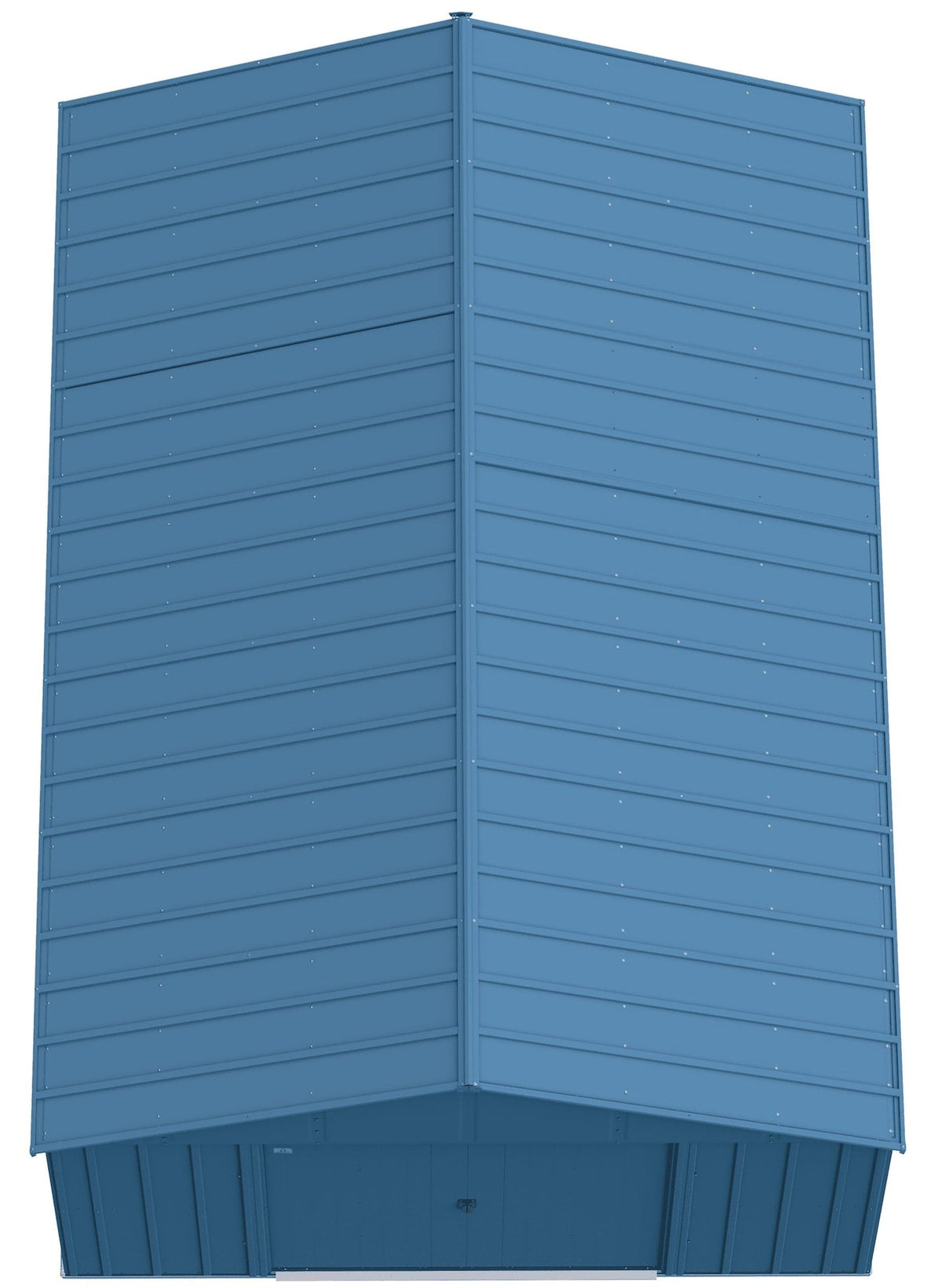 Arrow Classic 12x17-ft Blue Grey Corrosion-Resistant Metal Shed