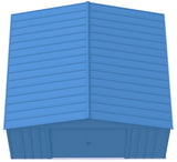 Arrow Classic 14x14-ft Blue Grey Corrosion-Resistant Steel Shed