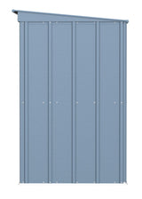 Arrow Classic Galvanized Steel Storage Shed, Blue Grey, 8-ft x 4-ft
