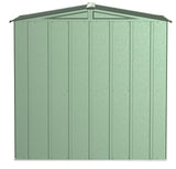 Arrow Classic Galvanized Steel Storage Shed, Sage Green, 6-ft x 5-ft