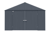 Arrow Elite 12x16-ft Anthracite Corrosion-Resistant Steel Storage Shed