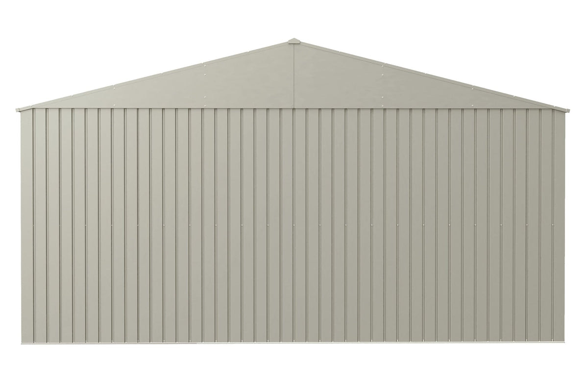 Arrow Elite 14x14-ft Cool Grey Corrosion-Resistant Steel Storage Shed