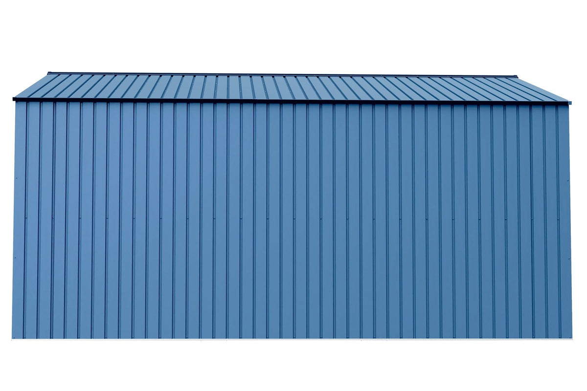 Arrow Elite 14x14-ft Corrosion-Resistant Blue Grey Steel Shed