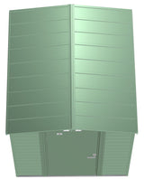 Arrow Select Galvanized Steel Storage Shed, Sage Green, 6-ft x 7-ft