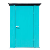 Arrow Spacemaker Patio Steel Storage Shed, Teal, 4-ft x 3-ft