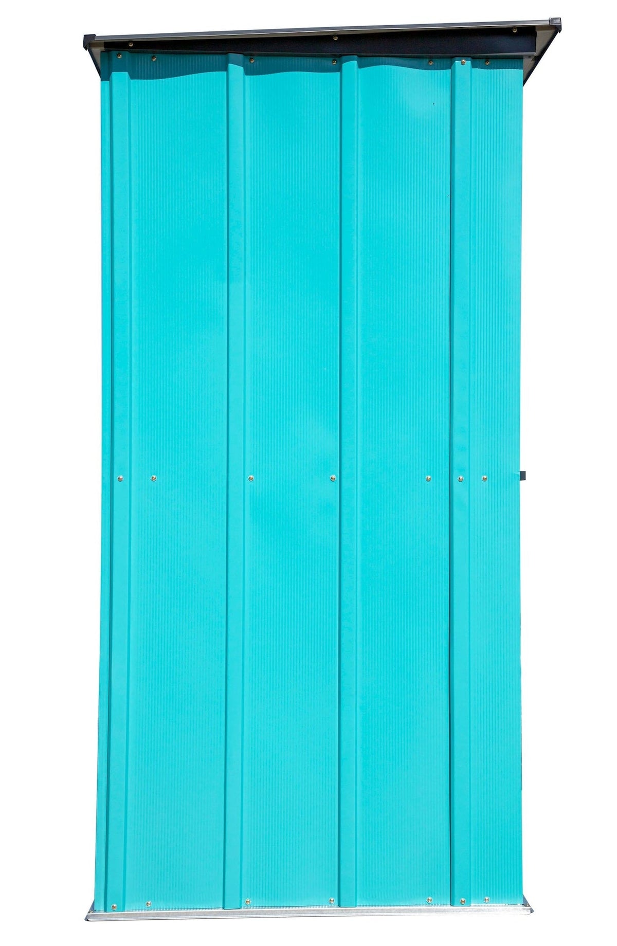 Arrow Spacemaker Patio Steel Storage Shed, Teal, 4-ft x 3-ft