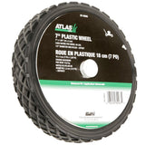 Atlas Lawn Mower Replacement Wheel, Wide Tread 7-in x 1.5-in