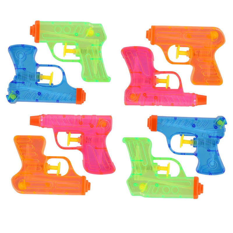 Mini Soaker Water Blasters, Kids' Outdoor Summer Water Toy, Age 3+, 8-Pk F8884