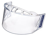 HLC Clear Half-Shield Senior Hockey Face Mask/Visor with Anti-Fog Film & High Impact Polycarbonate Shield