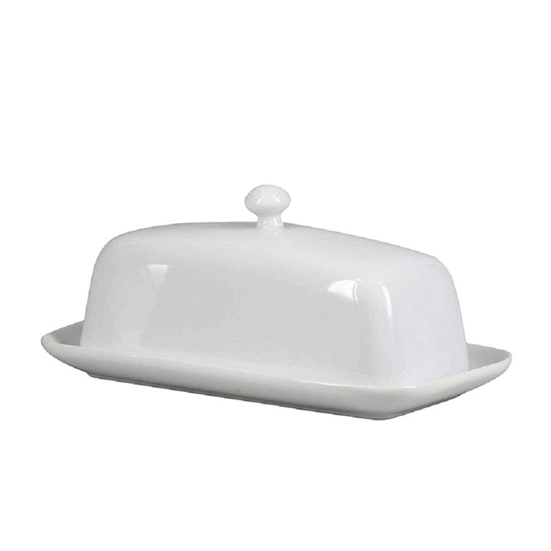 Porcelain Butter Dish with Knob I3291